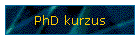 PhD kurzus